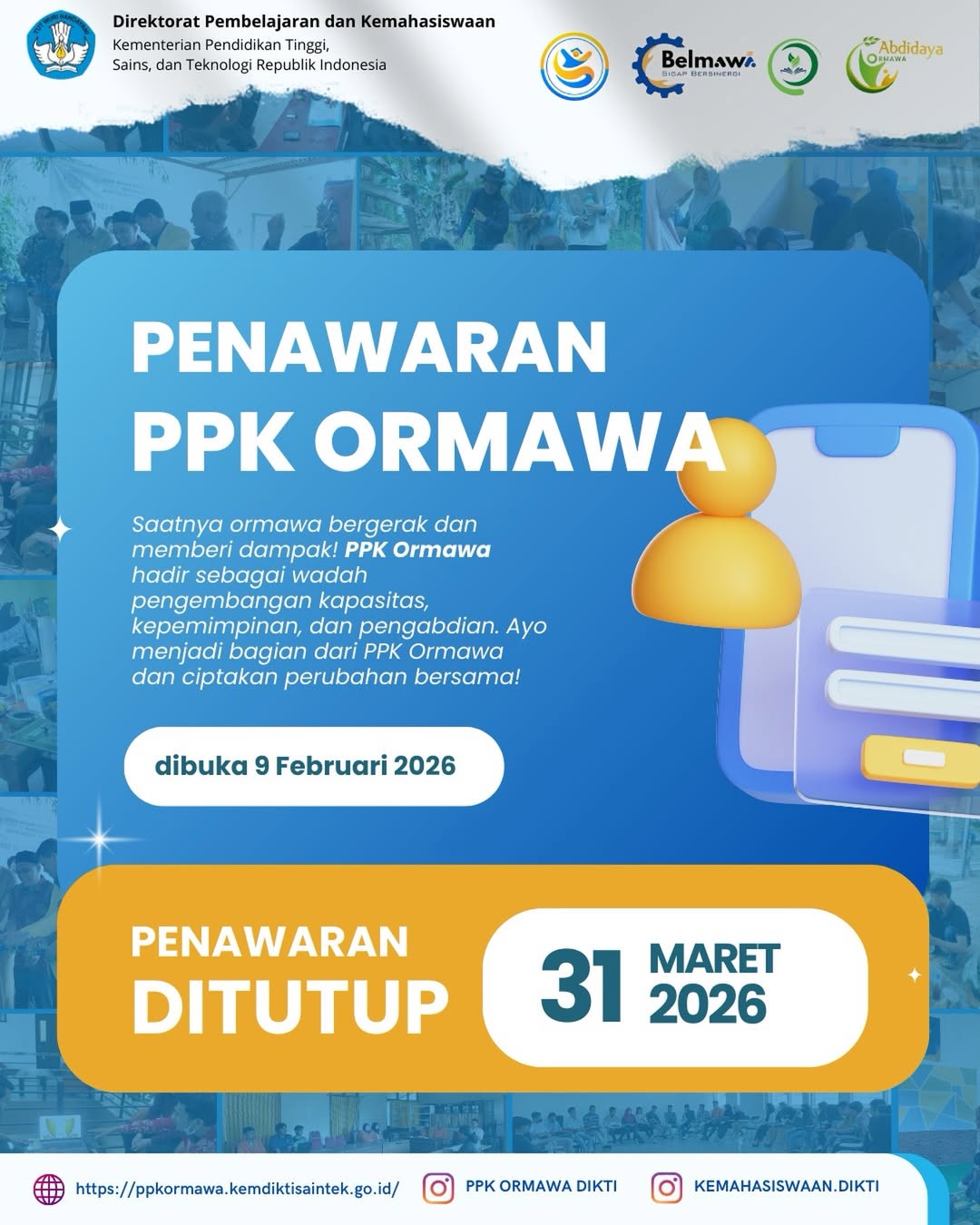 Program Penguatan Kapasitas Organisasi Kemahasiswaan (PPK Ormawa) 2026
